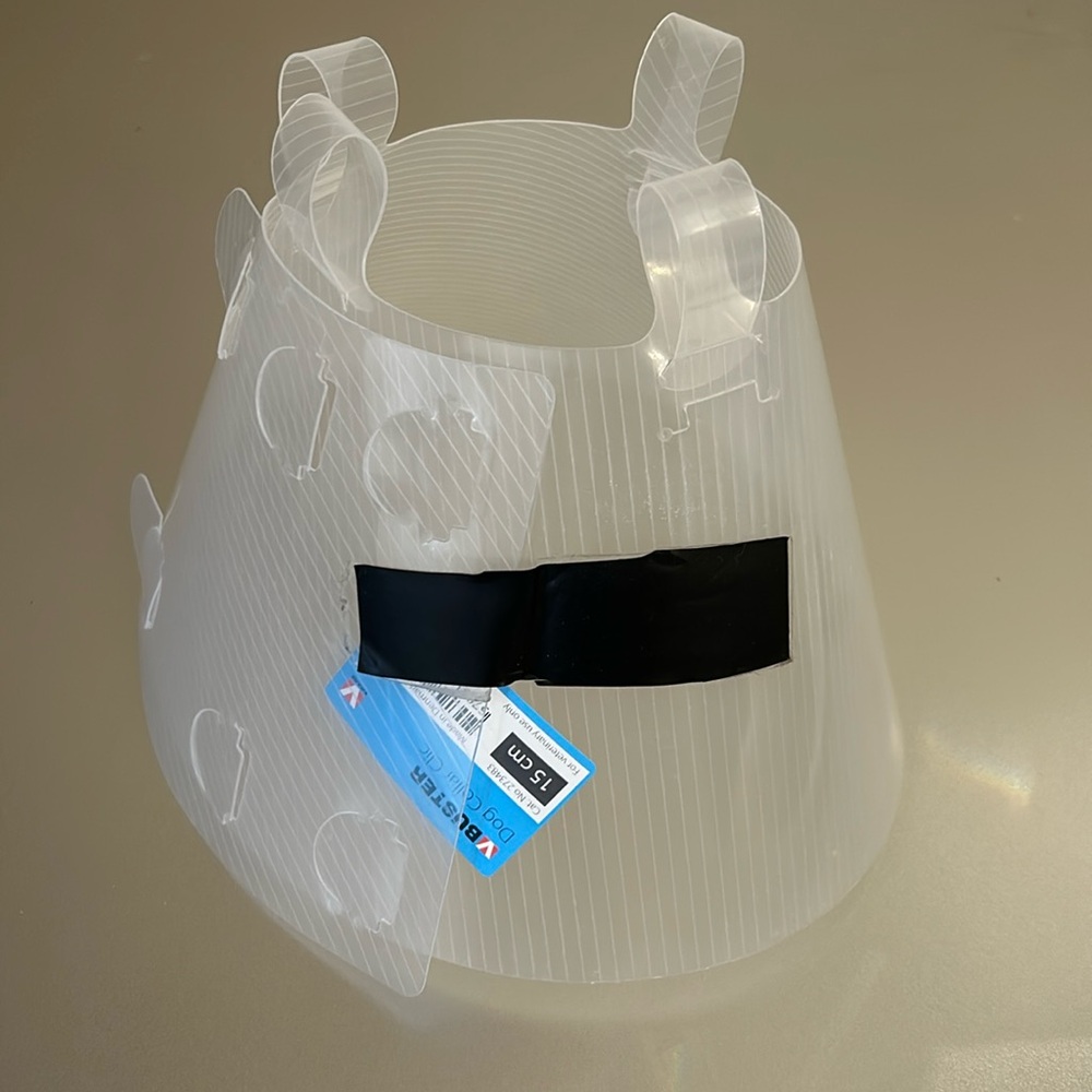 Buster dog clear collar clic 15cm - KRUUSE